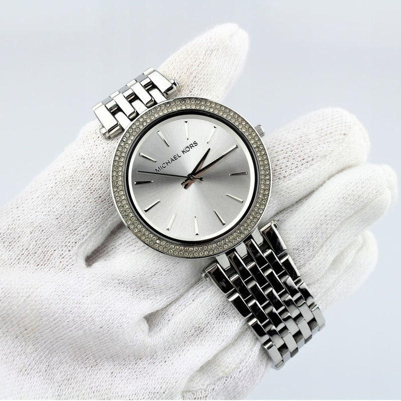 Michael Kors Darci Silver Dial Silver Stainless Steel Strap Watch for Women - MK3190 Buy Now By Michael Kors