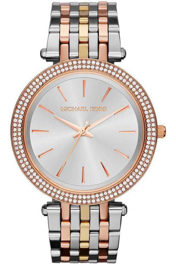 Michael Kors Darci Silver Dial Two Tone Stainless Steel Strap Watch for Women - MK3203 Buy Now By Michael Kors