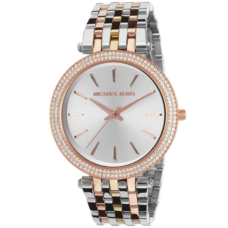 Michael Kors Darci Silver Dial Two Tone Stainless Steel Strap Watch for Women - MK3203 Buy Now By Michael Kors