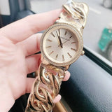 Michael Kors Nini Three Hand Gold Dial Gold Steel Strap Watch For Women - MK3235 Buy Now By Michael Kors