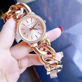 Michael Kors Nini Quartz Crystals Rose Gold Dial Rose Go Watch For Women - MK3236 Buy Now By Michael Kors