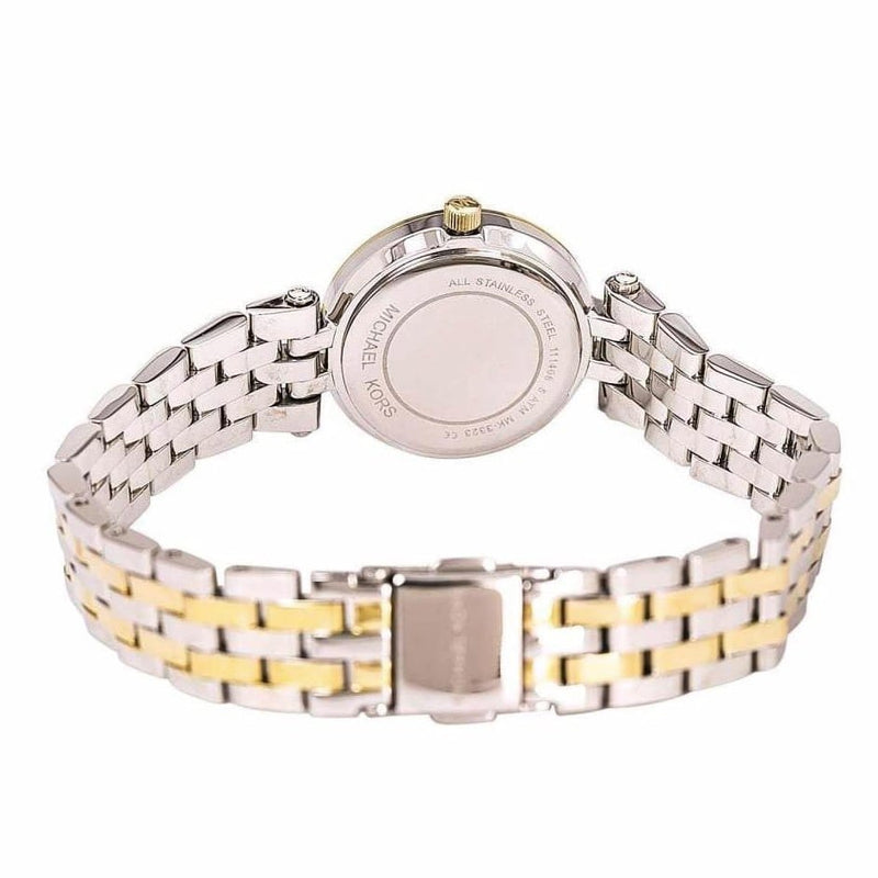 Michael Kors Darci White Dial Two Tone Steel Strap Watch for Women - MK3323 Buy Now By Michael Kors