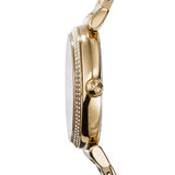 Michael Kors Catlin Black Dial Gold Steel Strap Watch for Women - MK3338 Buy Now By Michael Kors