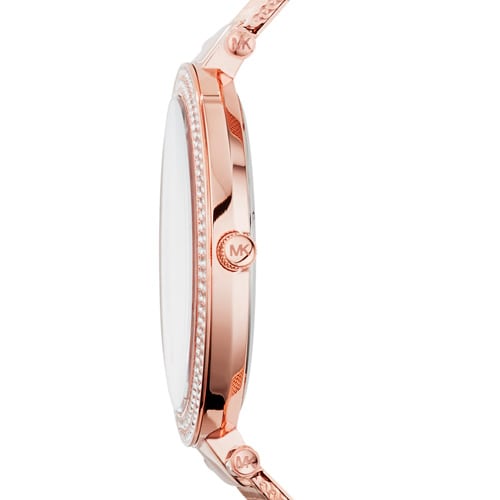 Michael Kors Darci Rose Gold Dial Rose Gold Steel Strap Watch for Women - MK3439 Buy Now By Michael Kors