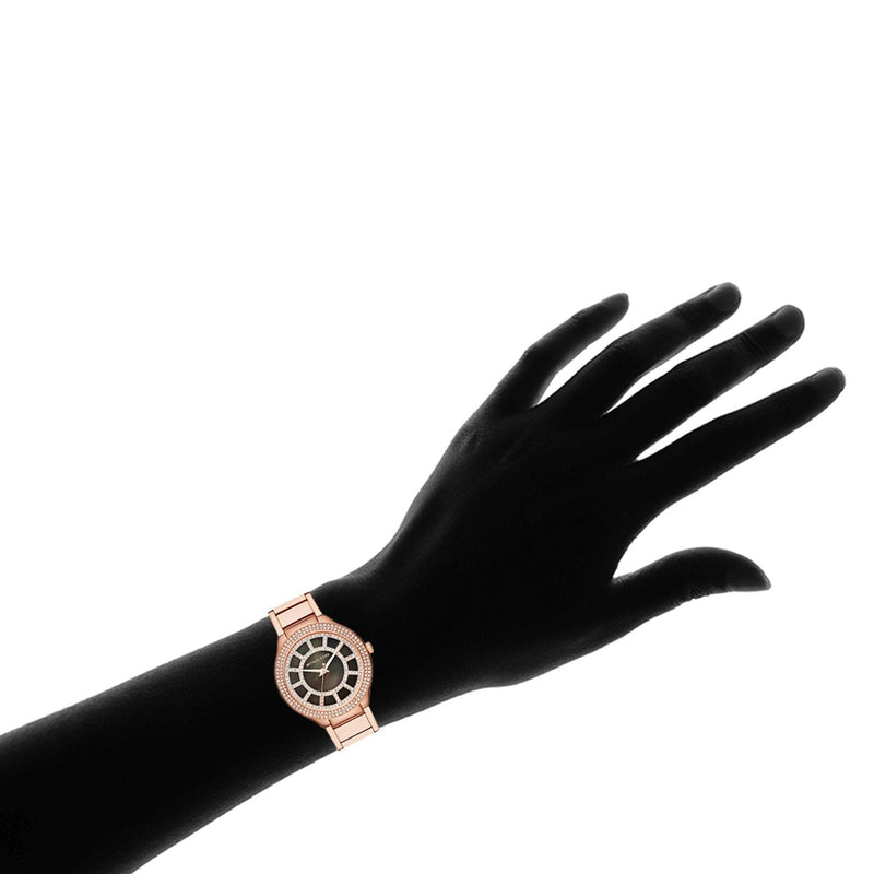 Michael Kors Kerry Black Mother of Pearl Dial Rose Gold Dial Watch for Women - MK3397 Buy Now By Michael Kors