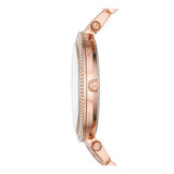 Michael Kors Darci Rose Gold Dial Two Tone Steel Strap Watch for Women - MK4327 Buy Now By Michael Kors