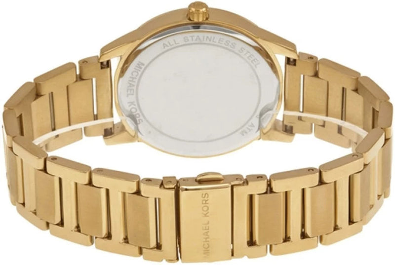 Michael Kors Hartman Analog Quartz Black Dial Gold Steel Strap Watch For Women - MK3647 Buy Now By Michael Kors