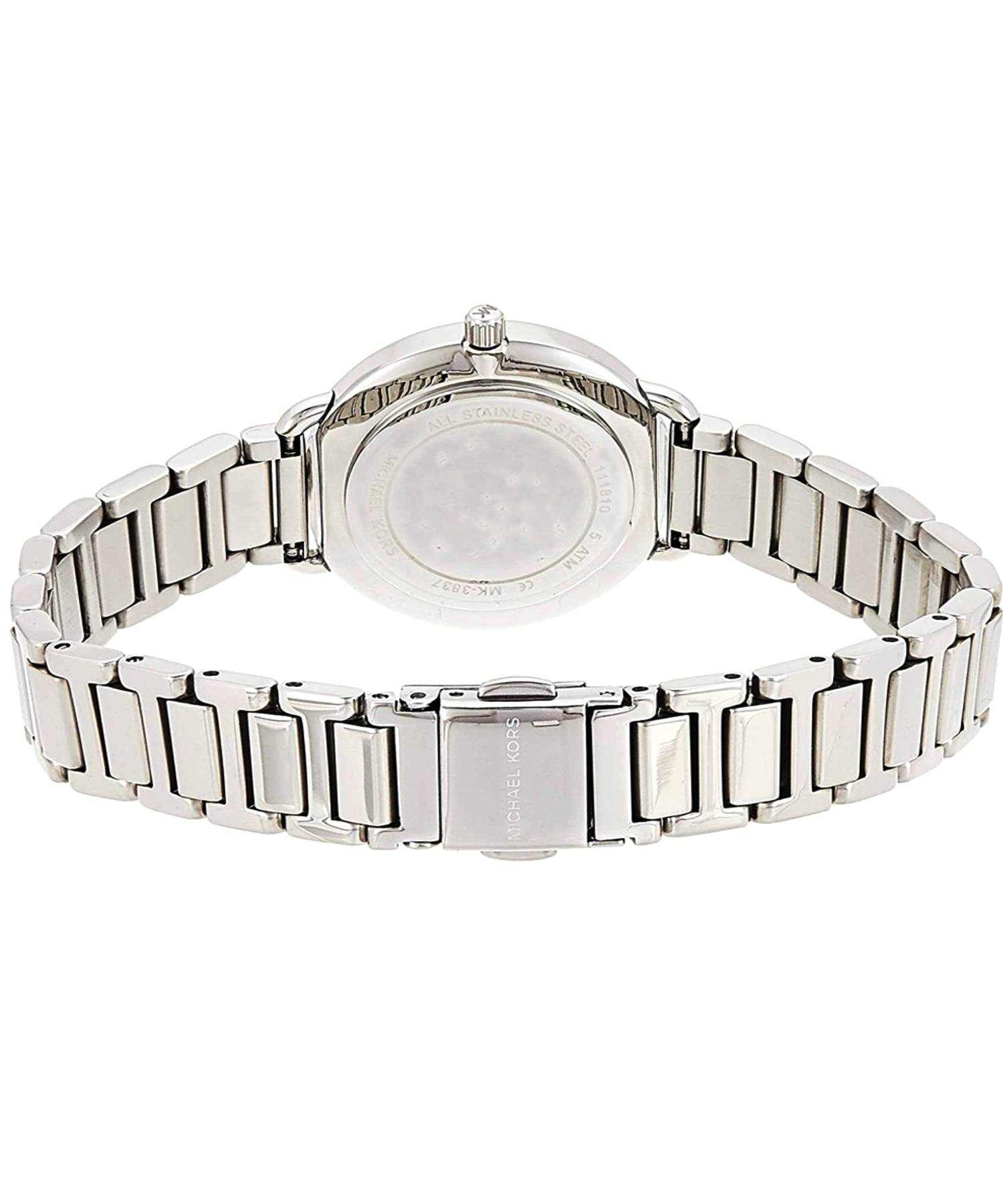 Michael Kors Portia Quartz Silver Dial Silver Steel Strap Watch For Women - MK3837