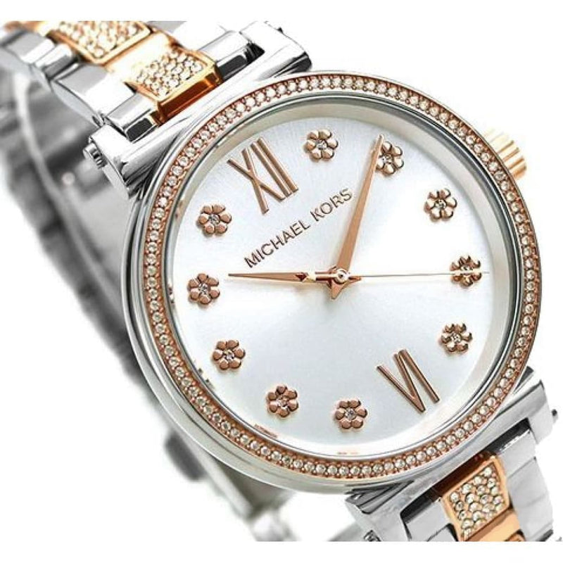 Michael Kors Sophie Chronograph Silver Dial Two Tone Steel Strap Watch For Women - MK3880 Buy Now By Michael Kors