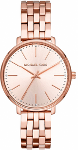 Michael Kors Pyper Three-Hand Rose Gold Dial Rose Gold Steel Strap Watch For Women - MK3897 Buy Now By Michael Kors