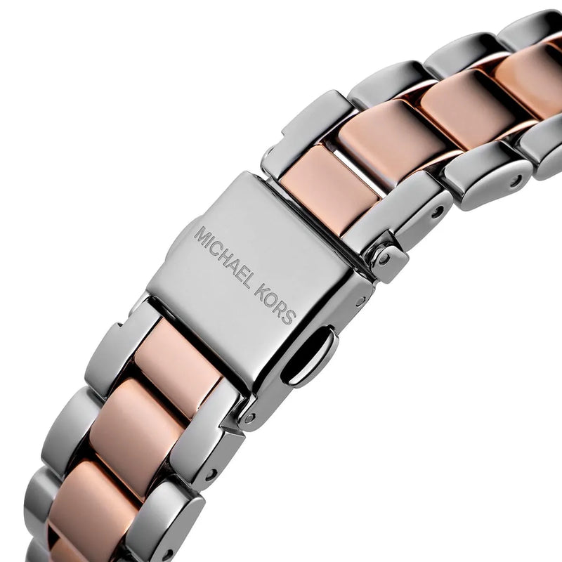 Michael Kors Lauryn Quartz Blue Dial Two Tone Steel Strap Watch For Women - MK3929 Buy Now By Michael Kors