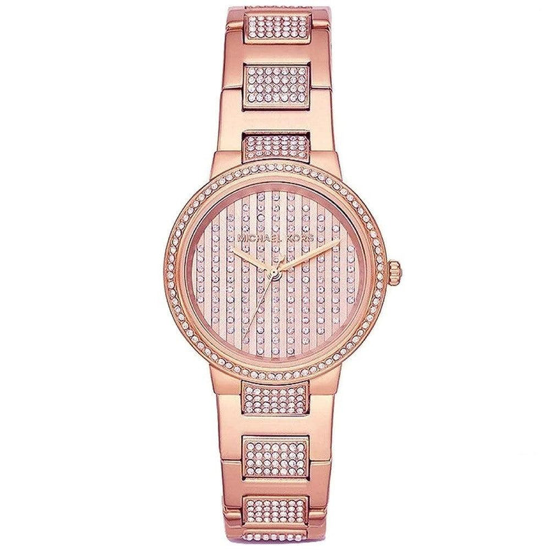 Michael Kors Gabbi Rose Gold Dial Rose Gold Steel Strap Watch For Women - MK3986 Buy Now By Michael Kors