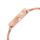 Michael Kors Charley Three-Hand Analog Rose Gold Dial Rose Gold Steel Strap Watch for Women - MK4400 Buy Now By Michael Kors