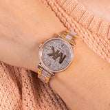 Michael Kors Sofie Quartz Crystals Crystals Rose Gold Dial Rose Gold Steel Strap Watch For Women - MK4336 Buy Now By Michael Kors