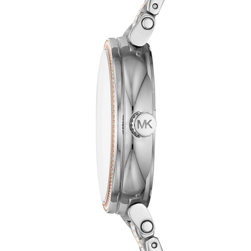 Michael Kors Sofie Chronograph White Dial Two Tone Steel Strap Watch For Women - MK4353 Buy Now By Michael Kors