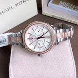 Michael Kors Sofie Chronograph White Dial Two Tone Steel Strap Watch For Women - MK4353 Buy Now By Michael Kors