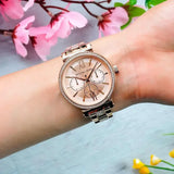 Michael Kors Sofie Quartz Rose Gold Dial Rose Gold Steel Strap Watch For Women - MK4354 Buy Now By Michael Kors