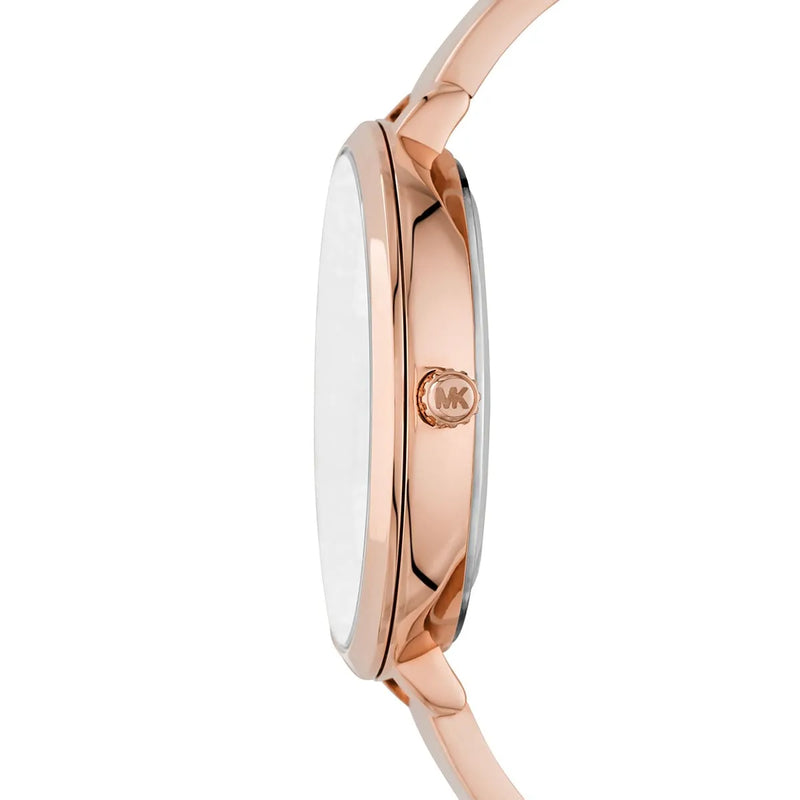 Michael Kors Charley Quartz Crystals Rose Gold Dial Rose Gold Steel Strap Watch For Women - MK4433 Buy Now By Michael Kors