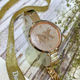 Michael Kors Blakley Crystals Rose Gold Dial Rose Gold Steel Strap Watch for Women - MK3631 Buy Now By Michael Kors