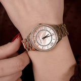 Michael Kors Lauryn Mother of Pearl Dial Rose Gold Dial Rose Gold Steel Strap Watch For Women - MK4491 Buy Now By Michael Kors