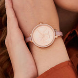 Michael Kors Jaryn Analog Rose Gold Dial Pink Steel Strap Watch For Women - MK4545 Buy Now By Michael Kors