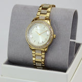 Michael Kors Tibby Three-Hand Glitz Gold Dial Gold Steel Strap Watch for Women - MK4575 Buy Now By Michael Kors