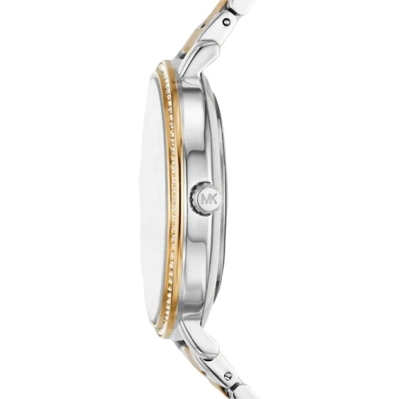 Michael Kors Pyper Three Hand White Dial Two Tone Steel Strap Watch For Women - MK4595 Buy Now By Michael Kors