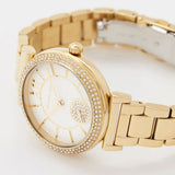Michael Kors Abbey Three-Hand Analog White Dial Gold Steel Strap Watch for Women - MK4615 Buy Now By Michael Kors