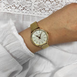 Michael Kors Pyper Quartz Mother of Pearl White Dial Gold Mesh Bracelet Watch For Women - MK4619 Buy Now By Michael Kors