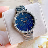 Michael Kors Pyper Blue Dial Silver Steel Strap Watch For Women - MK4671 Buy Now By Michael Kors
