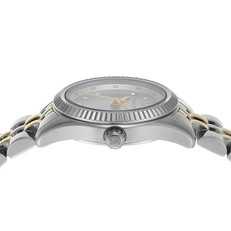 Michael Kors Lexington Analog Silver Dial Two Tone Steel Strap Watch for Women - MK4740 Buy Now By Michael Kors