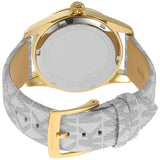 Michael Kors Lexington Analog Silver Dial White Leather Strap Watch For Women - MK4746 Buy Now By Michael Kors