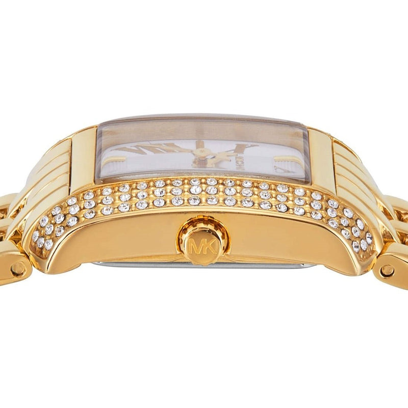 Michael Kors Emery Pave Double Wrap White Dial Gold Steel Strap Watch for Women - MK4833 Buy Now By Michael Kors