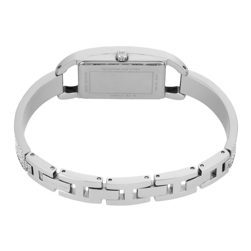 Shop Michael Kors Empire Three-Hand Silver Dial Silver Steel Strap Watch for Women - MK4841 in USA