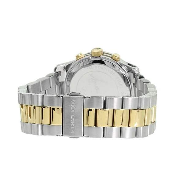 Michael Kors Runway Gold Dial Two Tone Steel Strap Watch for Women - MK5137 Buy Now By Michael Kors