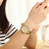 Michael Kors Parker Gold Dial Gold Steel Strap Watch for Women - MK5354 Buy Now By Michael Kors