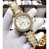 Michael Kors Parker Chronograph Silver Dial Two Tone Steel Strap Watch For Women - MK5687 Buy Now By Michael Kors