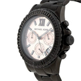 Michael Kors Everest Quartz Rose Gold Dial Black Steel Strap Watch For Women - MK5872 Buy Now By Michael Kors