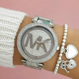 Michael Kors Parker Silver Dial Silver Steel Strap Watch for Women - MK5925 Buy Now By Michael Kors
