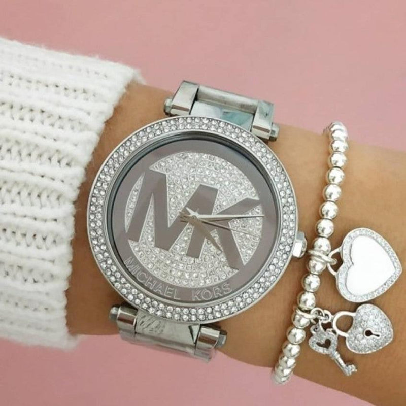 Michael Kors Parker Silver Dial Silver Steel Strap Watch for Women - MK5925 Buy Now By Michael Kors