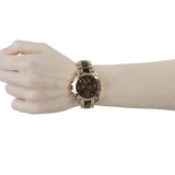 Michael Kors Bradshaw Chronograph Brown Dial Two Tone Steel Strap Watch For Women - MK5944 Buy Now By Michael Kors