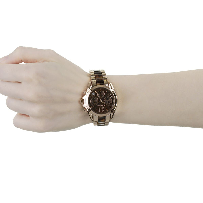 Michael Kors Bradshaw Chronograph Brown Dial Two Tone Steel Strap Watch For Women - MK5944 Buy Now By Michael Kors