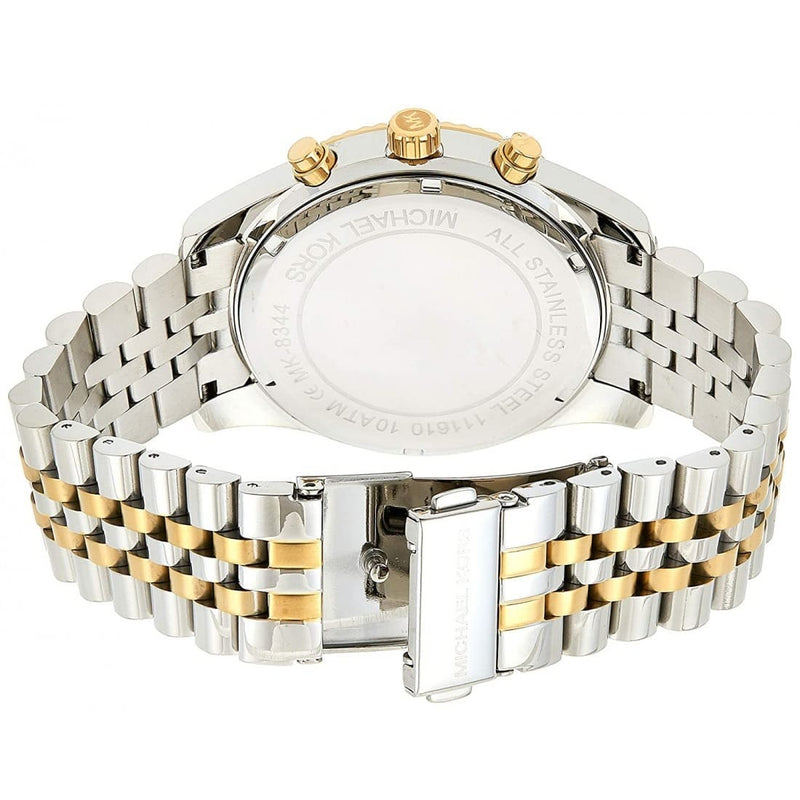 Michael Kors Lexington Silver Dial Two Tone Steel Strap Watch for Women - MK5955 Buy Now By Michael Kors