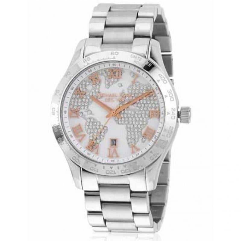 Michael Kors Layton Silver Dial Silver Steel Strap Watch for Women - MK5958 Buy Now By Michael Kors