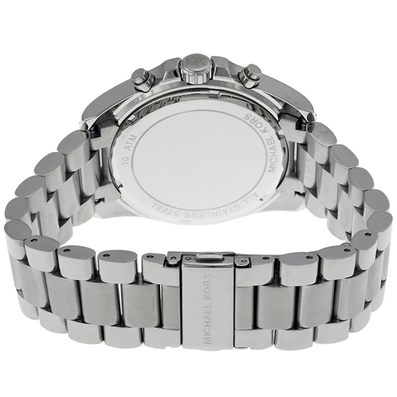 Michael Kors Bradshaw Chronograph Blue Dial Silver Steel Strap Watch For Women - MK6099 Buy Now By Michael Kors
