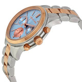 Michael Kors Runway Chronograph Blue Dial Two Tone Steel Strap Watch For Women - MK6166 Buy Now By Michael Kors