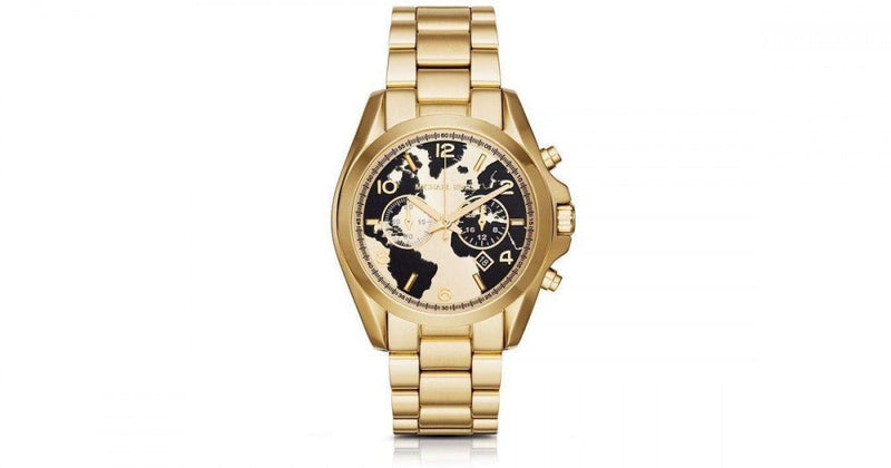 Michael Kors Bradshaw Stop Hunger Black Gold Dial Gold Steel Strap Watch for Women - MK6272 Buy Now By Michael Kors