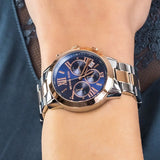 Michael Kors Bradshaw Chronograph Blue Dial Two Tone Steel Strap Watch For Women - MK6389 Buy Now By Michael Kors