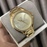 Michael Kors Bradshaw Quartz Gold Dial Gold Steel Strap Watch For Women - MK6555 Buy Now By Michael Kors