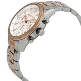Michael Kors Ritz Chronograph White Dial Two Tone Steel Strap Watch For Women - MK6651 Buy Now By Michael Kors